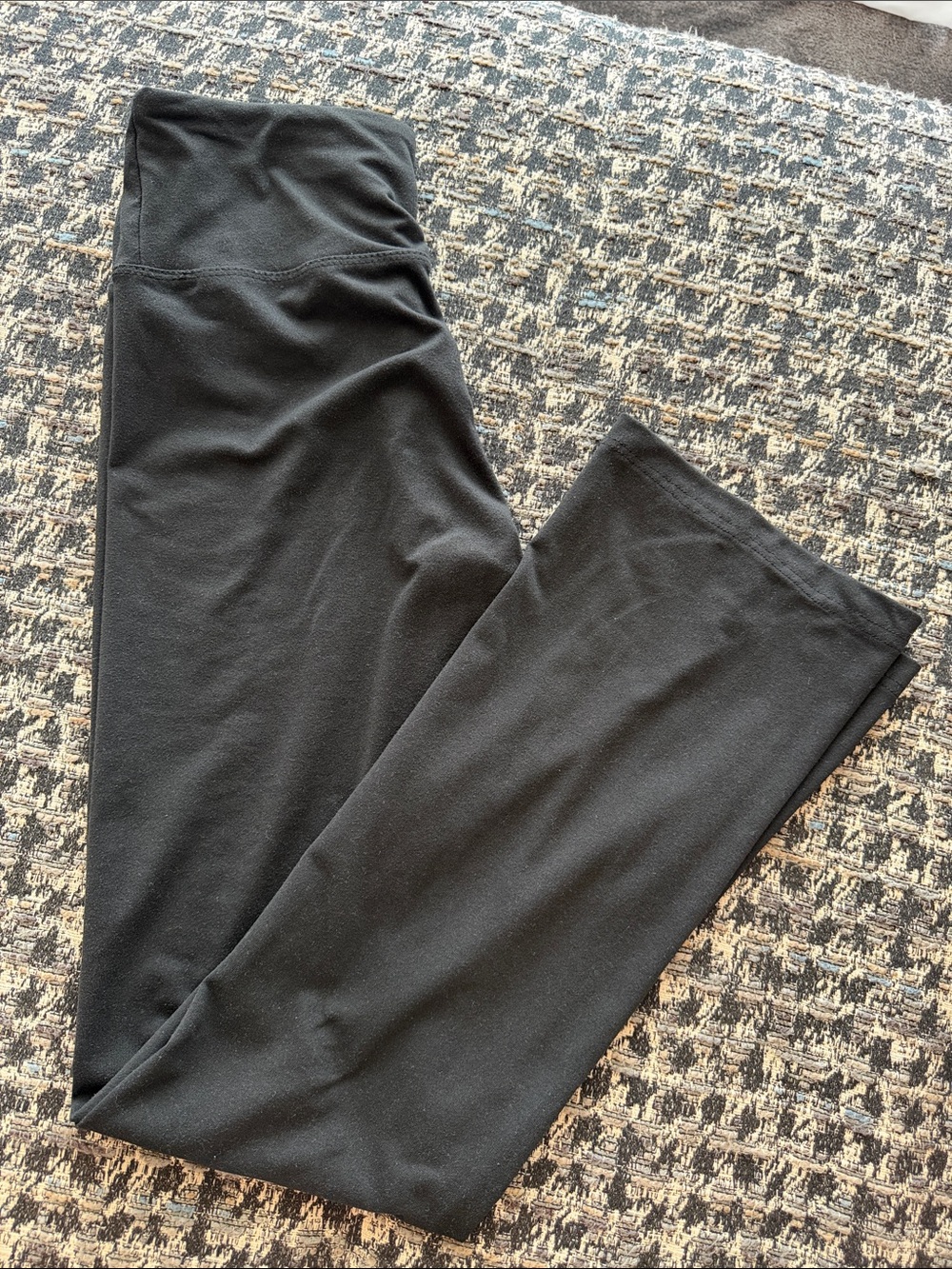 Black Wide Leg Stretch Pants